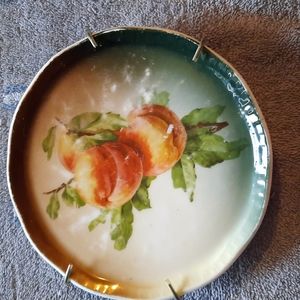 Wall hanging plate of peaches